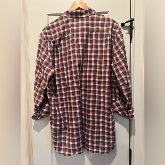 Lacoste Men's Multi color Plaid Long sleeve Button down Shirt 42 (large) - Picture 4 of 4